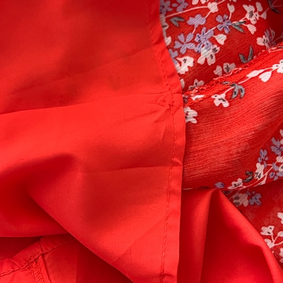 Mopoogoss Women's  Print V Neck Long Sleeve Ruffle Hem Boho Midi Dress S… - Picture 12 of 14